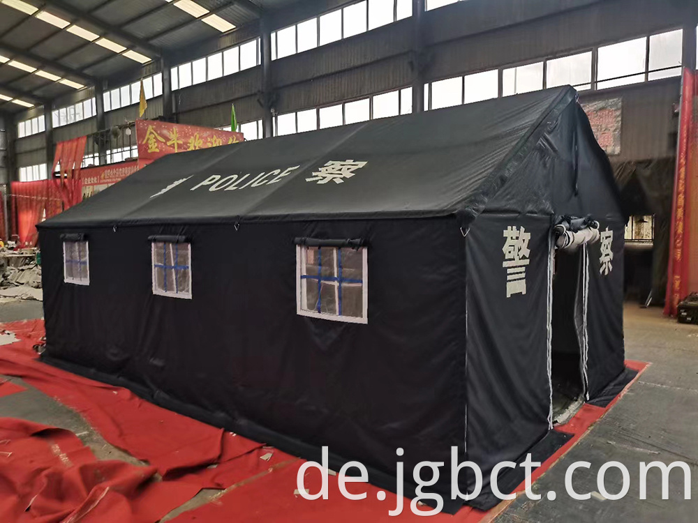 Double Decker Police Canvas Tent